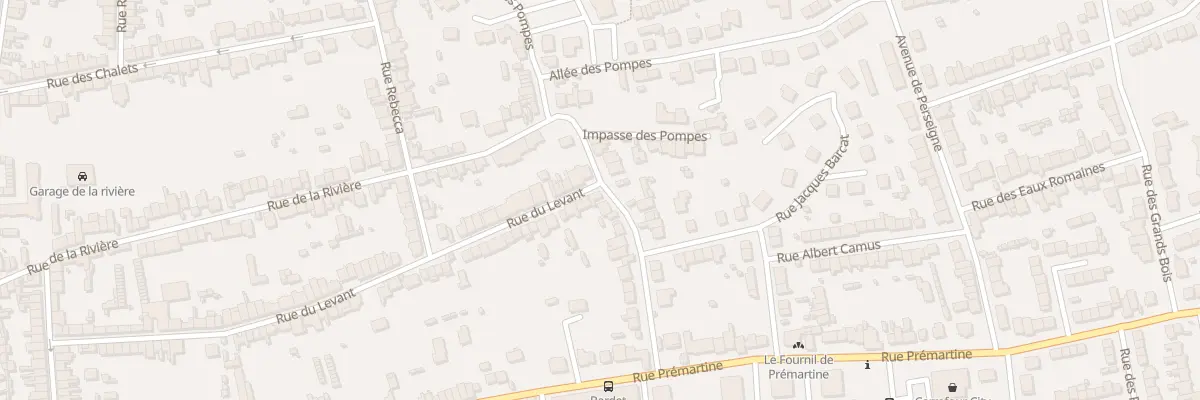 Plan du 94 Rue du Levant au Mans