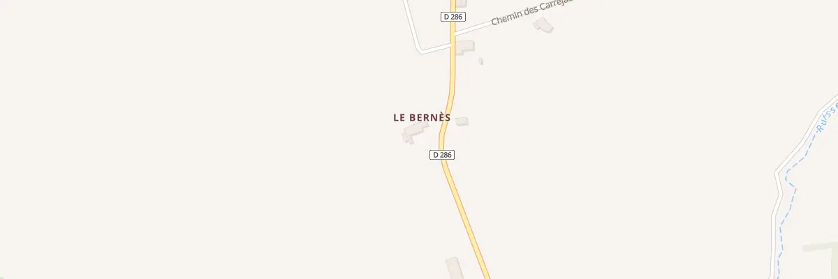 Plan du 5013 Au Bernes à Troncens