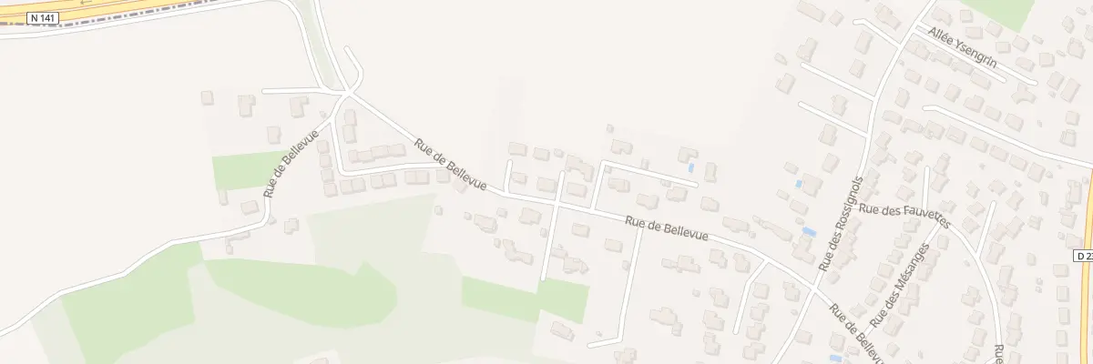 Plan du 704 Rue de Bellevue à Ruelle-sur-Touvre