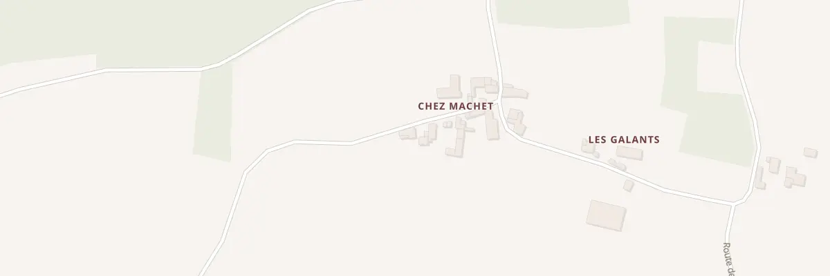 Plan du 2 Chez Machet aux Adjots