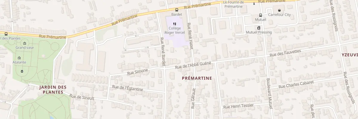 Plan du 9 Rue de l’Abbé Guéné au Mans