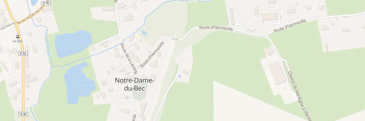 Plan du 1 Côte de l’Eglise à Notre-Dame-du-Bec