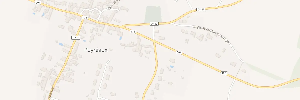 Plan du 2 Rue du Boquet à Puyréaux