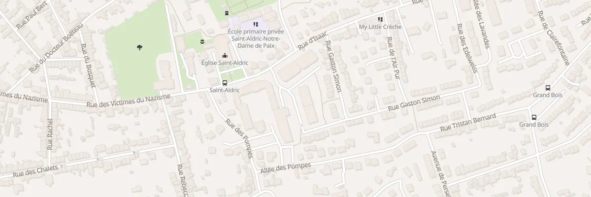 Plan du 6 Rue d’Isaac au Mans