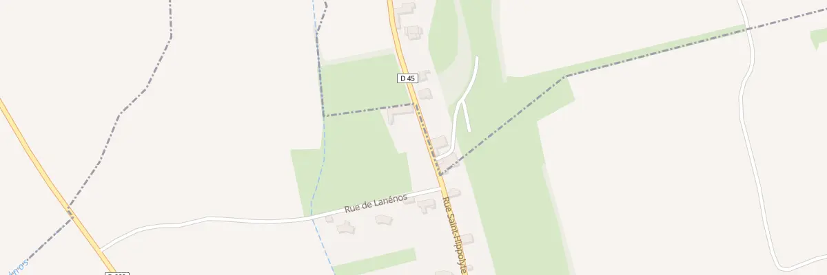 Plan du 33 Rue Saint Hippolyte à Jacque