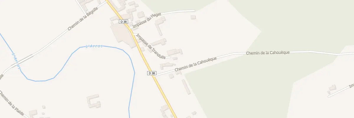 Plan du 5040 A la Caoueque à Montégut-Arros