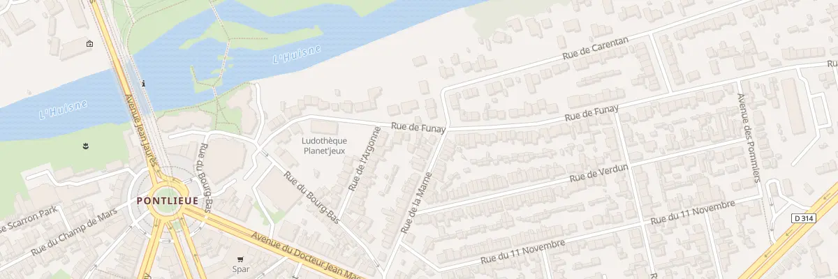 Plan du 56 Rue de Funay au Mans