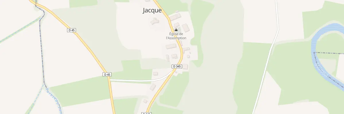 Plan du 21 Rue de l’Eglise à Jacque