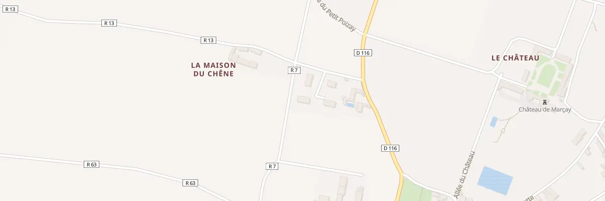 Plan du 5 Rue du Pineau à Marçay