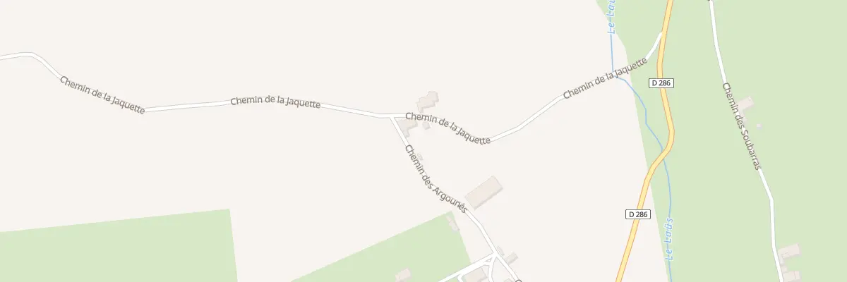 Plan du 440 Che des Argounes à Troncens
