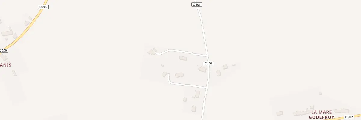 Plan de Rte de la Mare au Cheval à Hauterive