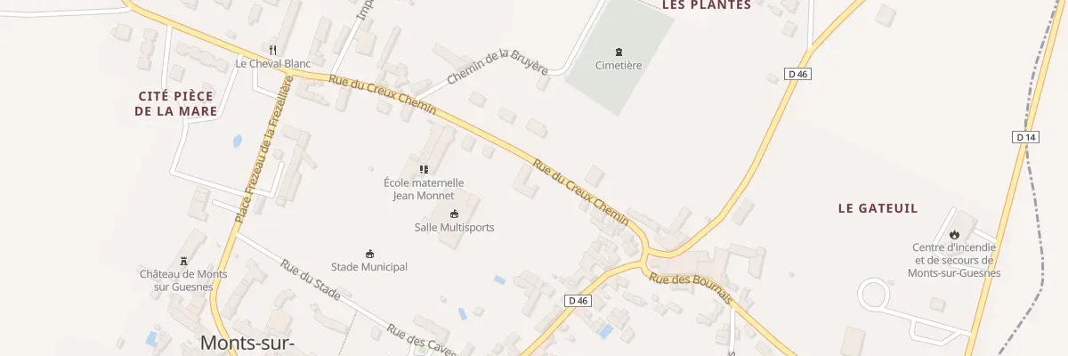 Plan du 5 Rue du Creux Chemin à Monts-sur-Guesnes