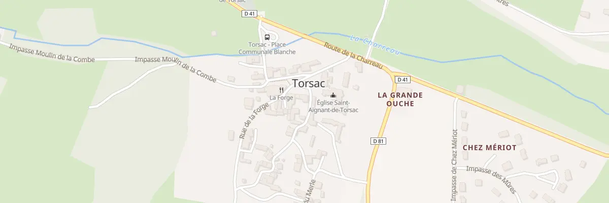 Plan du 31 Pl Jules Richeux à Torsac