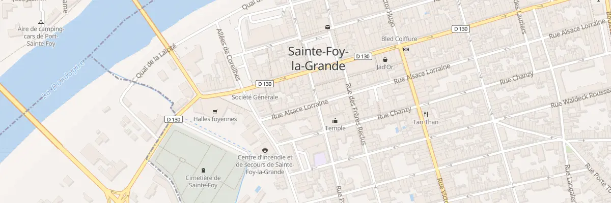 Plan du 16 Rue Alsace Lorraine à Sainte-Foy-la-Grande
