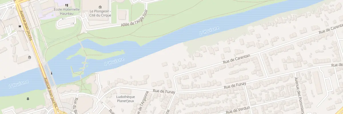 Plan du 5 Rue de Carentan au Mans