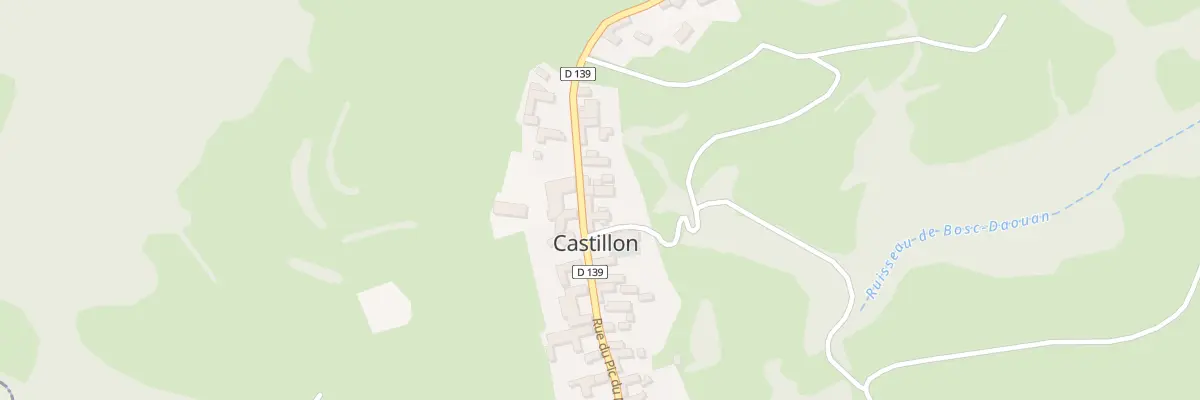 Plan du 5014 Village à Castillon