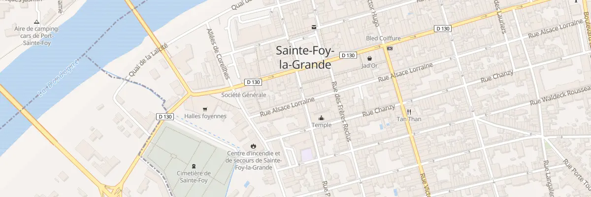 Plan du 18 Rue Alsace Lorraine à Sainte-Foy-la-Grande