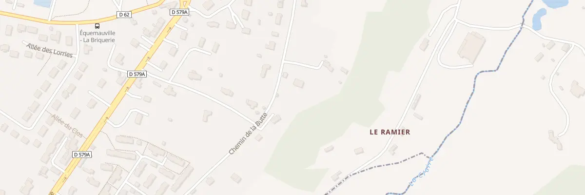 Plan du 644 Chem de la Butte à Équemauville