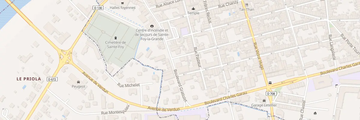 Plan du 3 Rue Marceau à Sainte-Foy-la-Grande