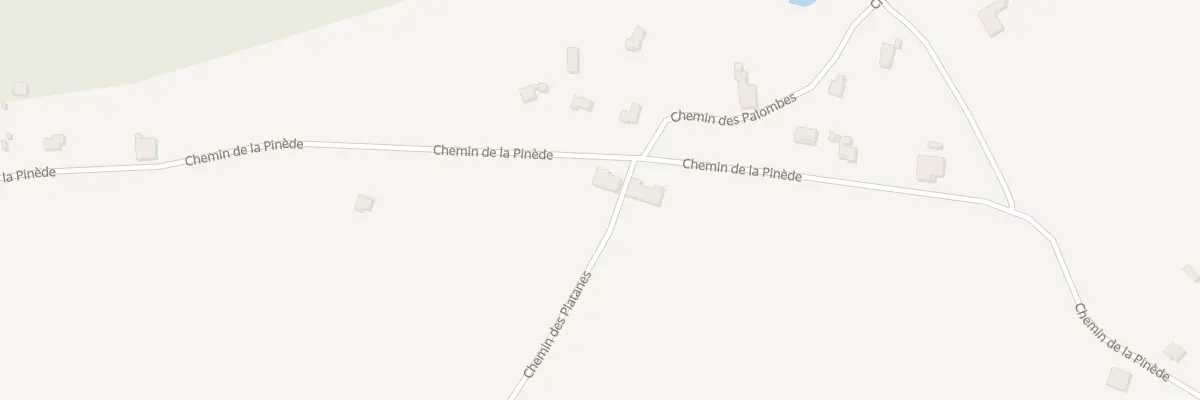 Plan du 1143 Che de la Pinède à Marmande