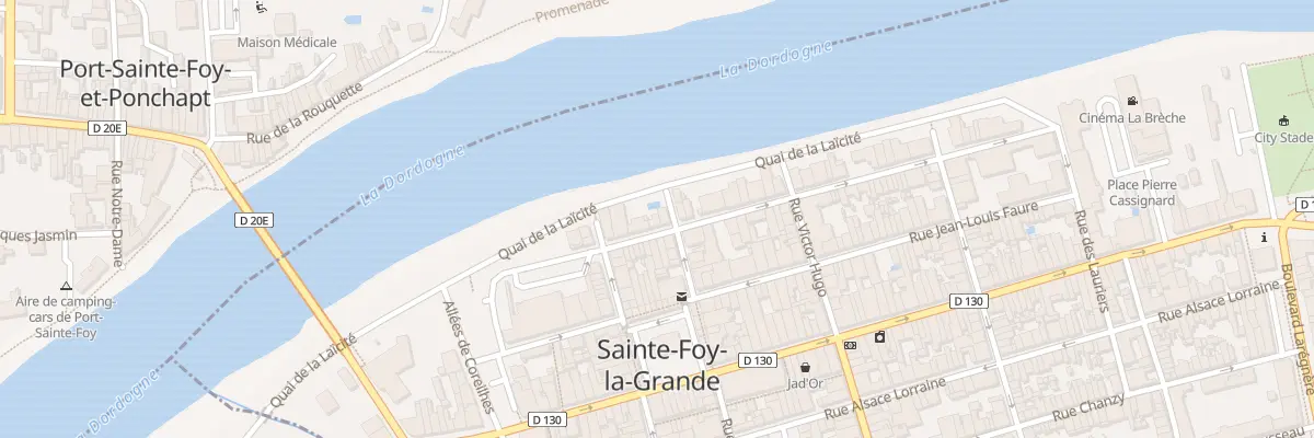 Plan du 6 Rue Denfert Rochereau à Sainte-Foy-la-Grande