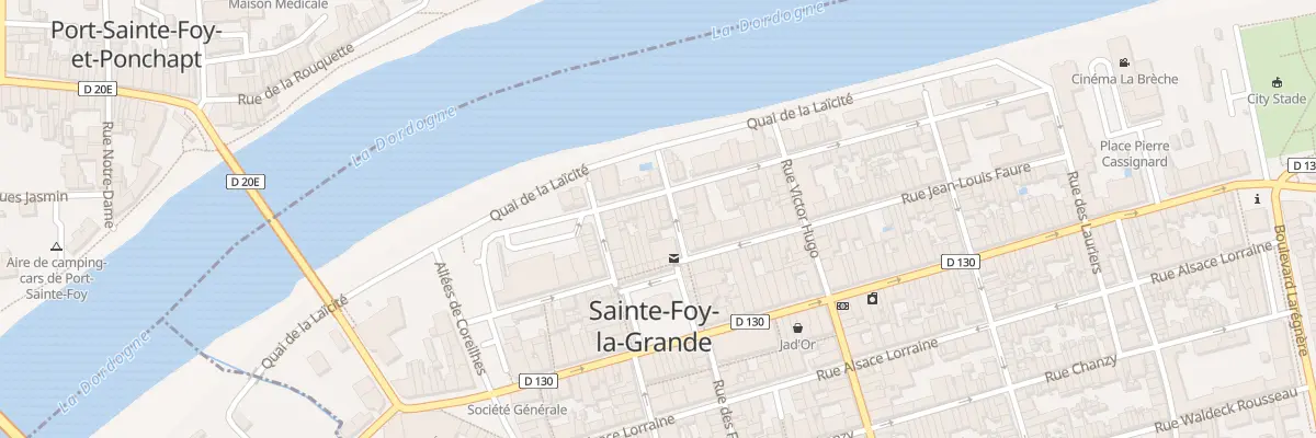 Plan du 15 Rue Denfert Rochereau à Sainte-Foy-la-Grande