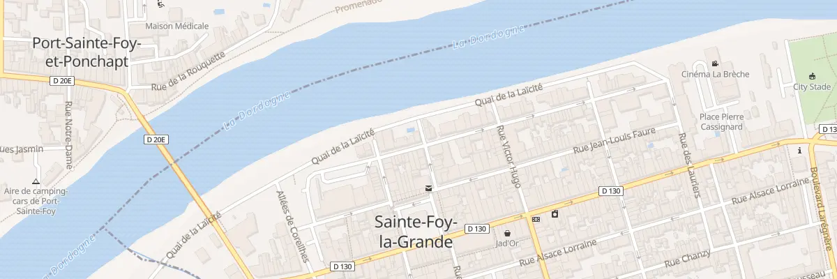 Plan du 3 Rue des Frères Reclus à Sainte-Foy-la-Grande