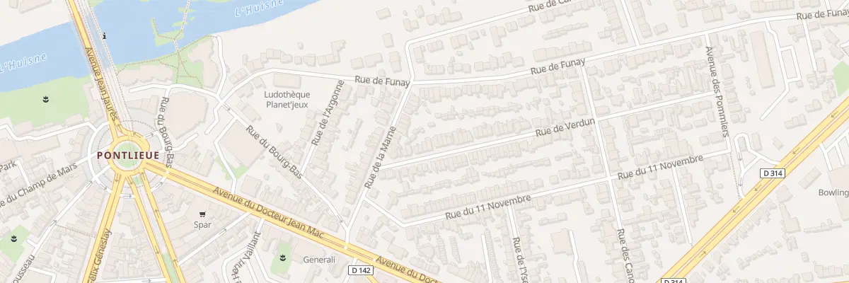 Plan du 11 Rue de Verdun au Mans