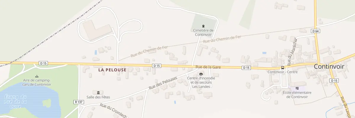 Plan du 24B Rue de la Gare à Continvoir