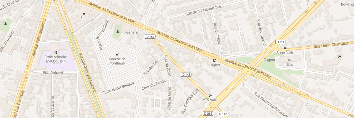 Plan du 17B Rue de Ruaudin au Mans
