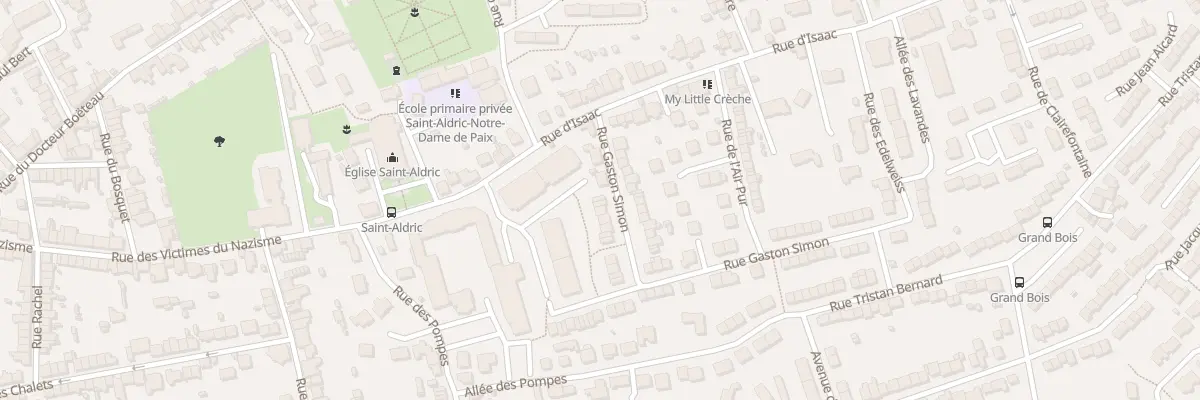 Plan du 12 Rue Gaston Simon au Mans