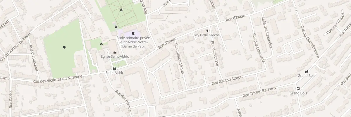 Plan du 10 Rue Gaston Simon au Mans