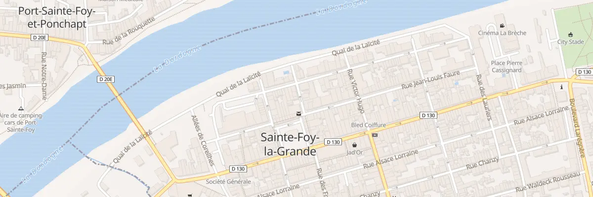 Plan du 9 Rue des Frères Reclus à Sainte-Foy-la-Grande