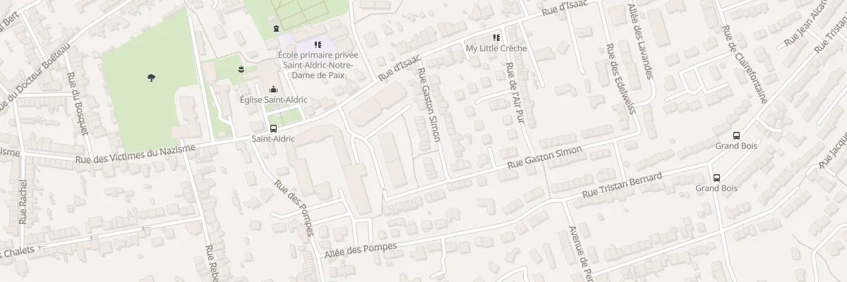 Plan du 20 Rue Gaston Simon au Mans