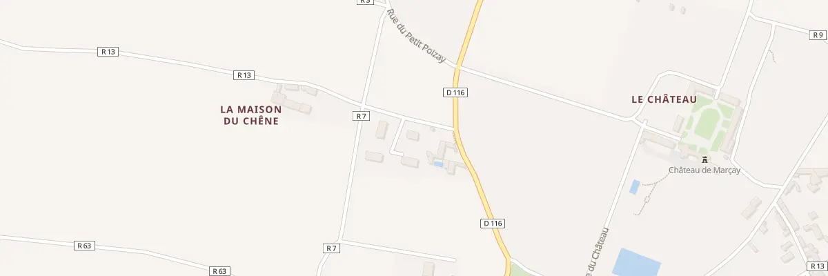 Plan du 7 Rue du Pineau à Marçay