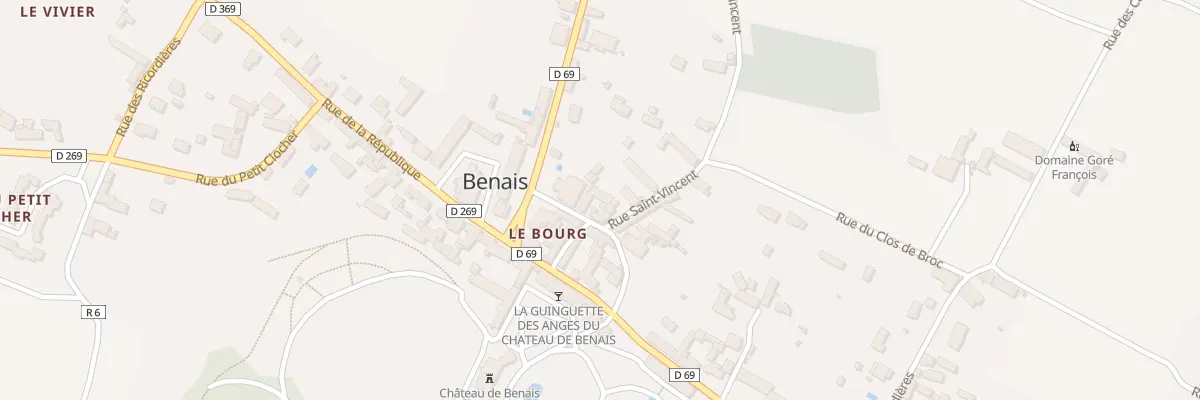 Plan du 1 Rue de l’Ancienne Mairie à Benais