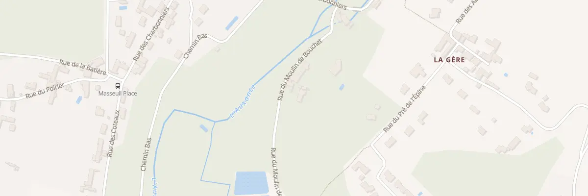 Plan du 5 Rue du Moulin de Bouchet à Quinçay