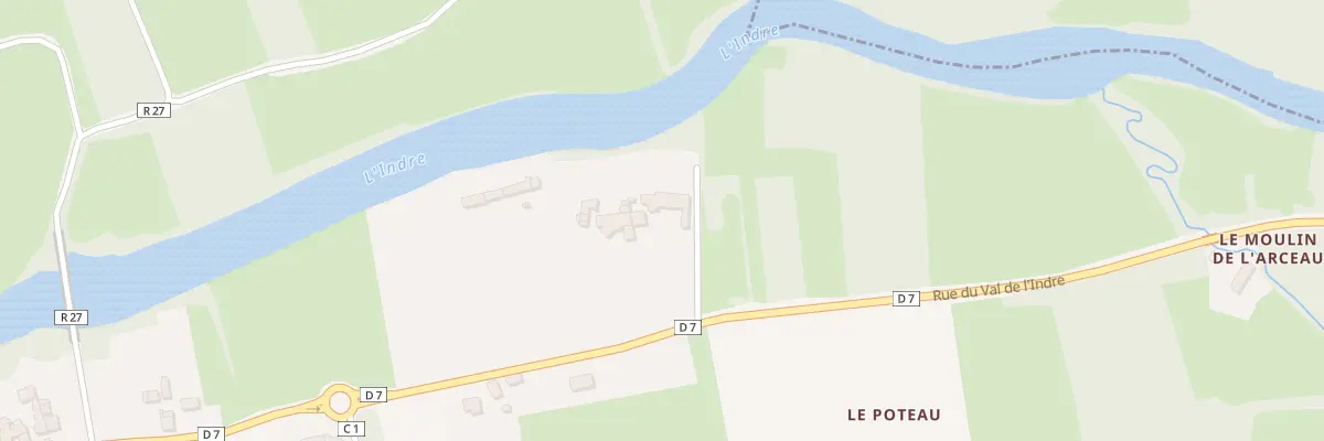 Plan du 23 Rue du Val de l’Indre à Avoine