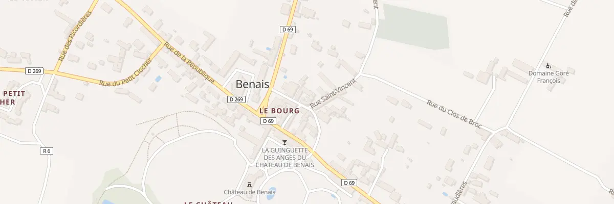 Plan du 3 Rue de l’Ancienne Mairie à Benais