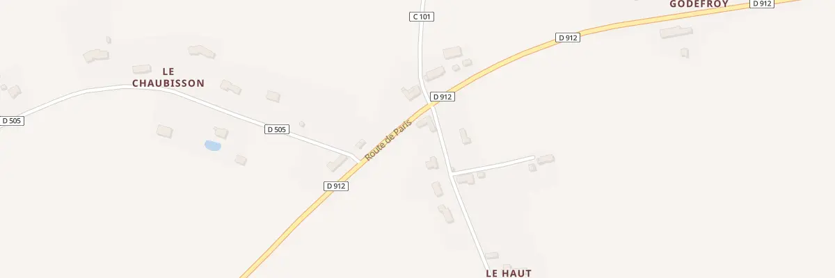Plan du 1228 Rte de Paris à Hauterive