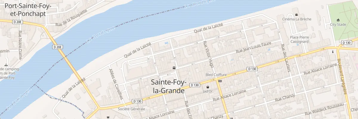 Plan du 10 Rue des Frères Reclus à Sainte-Foy-la-Grande
