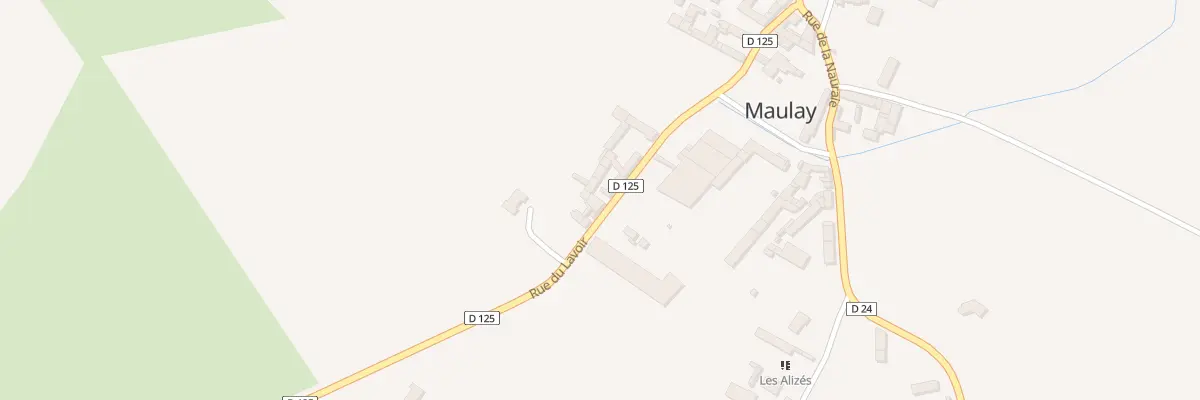 Plan du 10 Rue du Lavoir à Maulay