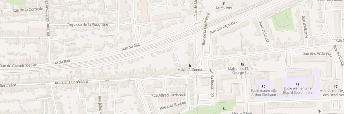 Plan du 213 Rue de la Bertinière au Mans
