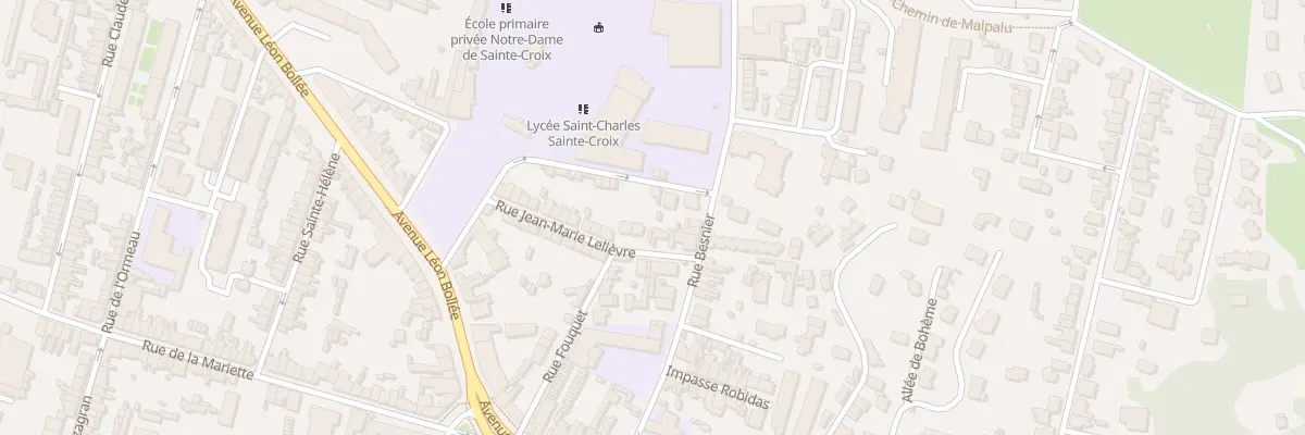 Plan du 28 Rue de Plaisance au Mans