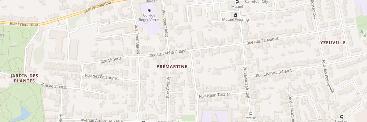 Plan du 24 Rue de l’Abbé Guéné au Mans