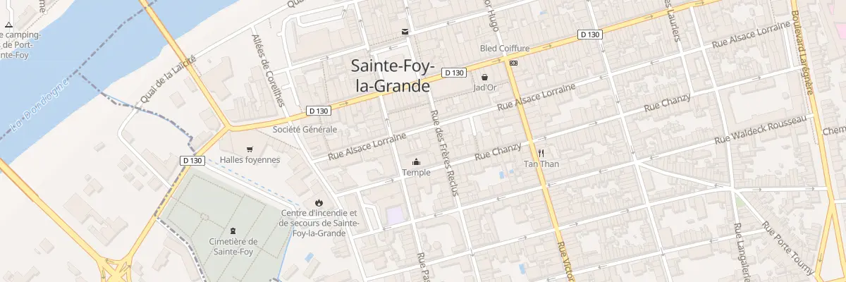 Plan du 19 Rue Alsace Lorraine à Sainte-Foy-la-Grande