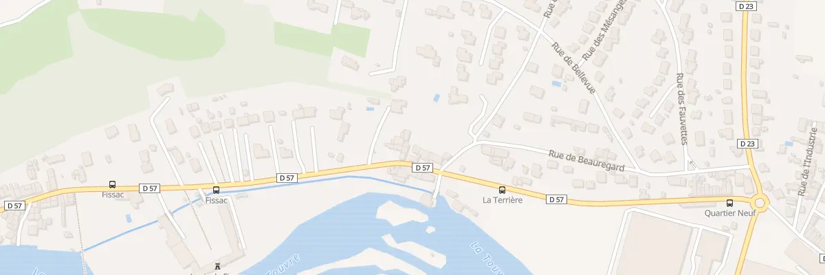 Plan du 428 Rte de Gond Pontouvre à Ruelle-sur-Touvre