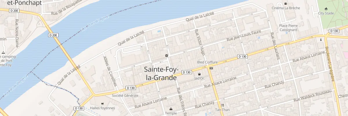 Plan du 16 Rue des Frères Reclus à Sainte-Foy-la-Grande