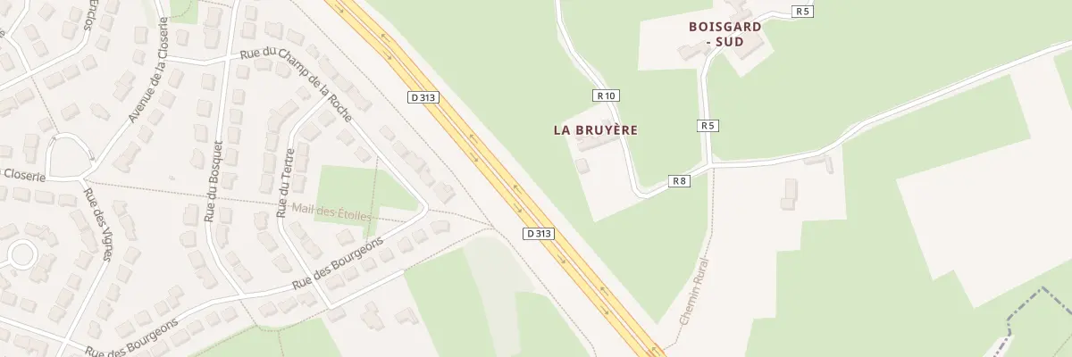 Plan du 9000 La Bruyere à Coulaines