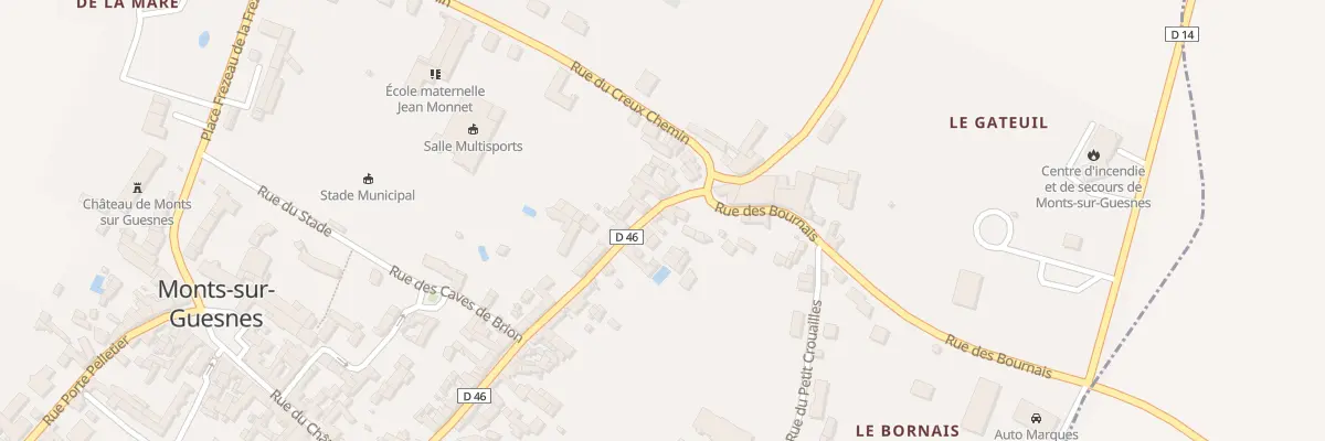 Plan du 11 Pl Porte de la Vouye à Monts-sur-Guesnes